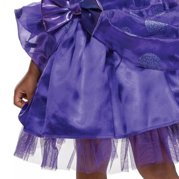 Toddler Girls Minnie Mouse Purple Costume Dress Sequined Ears Size 2T 3T/4T NWT - Picture 4 of 5